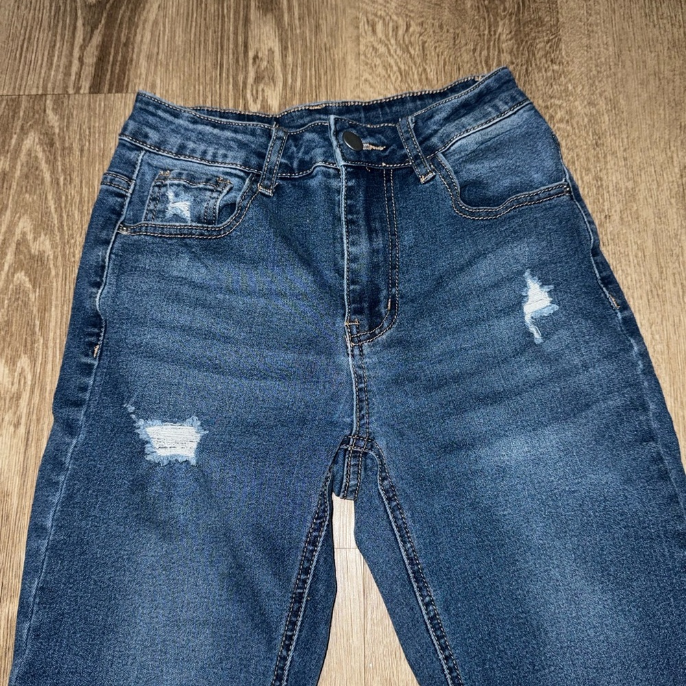 SHEIN Blue Denim Jeans